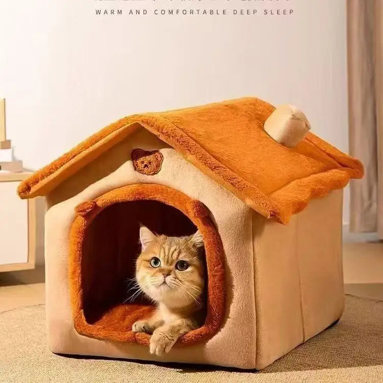 CURAPETS Teddy House Pet Bed