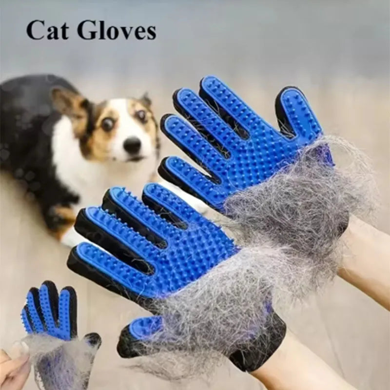 CURAPETS Silicone Deshedding Grooming Glove