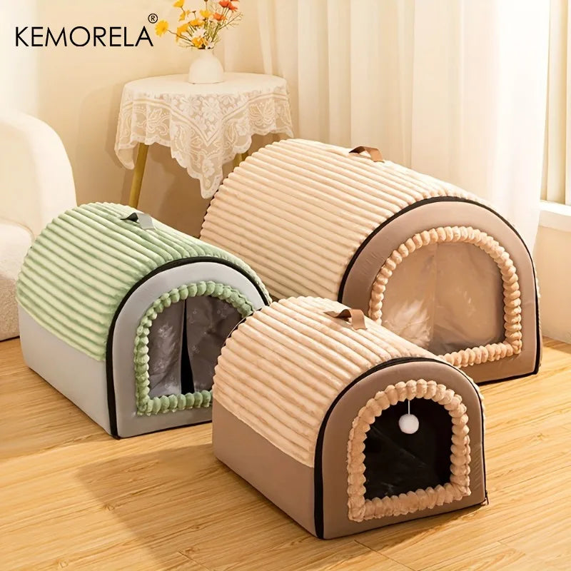 CURAPETS Winter Enclosed Pet Bed House