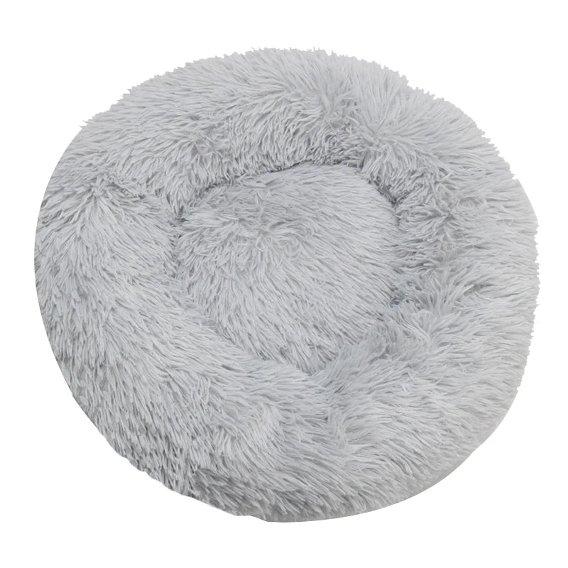 CURAPETS Plush Round Calming Pet Bed