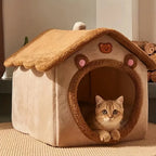 CURAPETS Cozy Foldable Pet Cave Bed