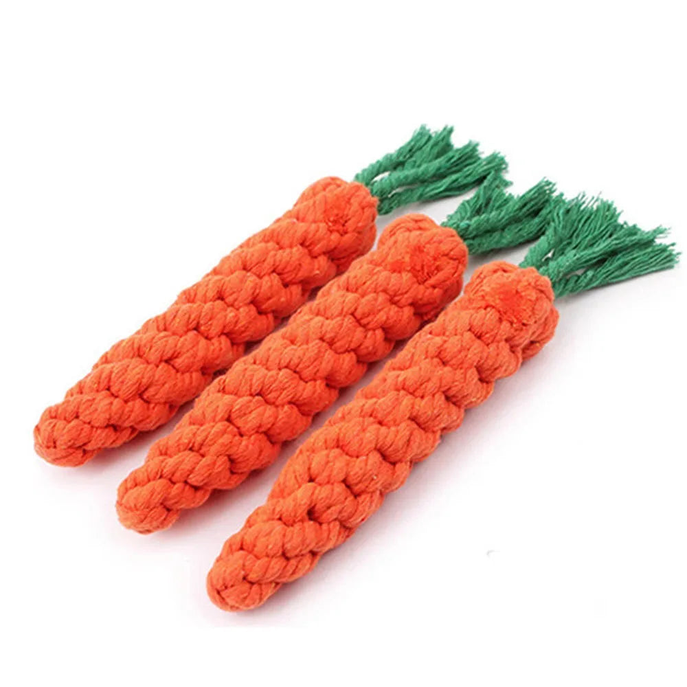 CURAPETS Carrot Rope Chew Toy