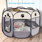 CURAPETS Foldable Octagonal Pet Playpen