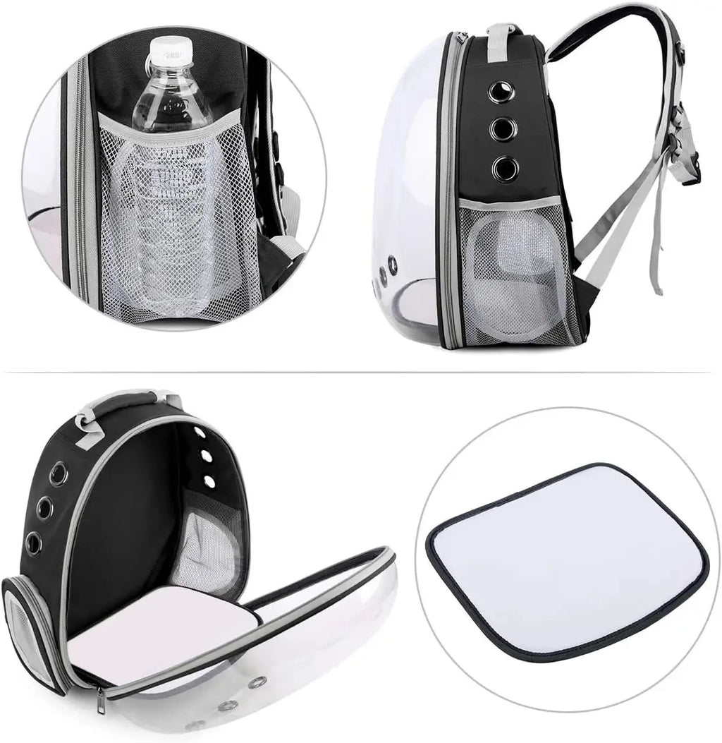 CURAPETS Bubble Capsule Cat Carrier Backpack