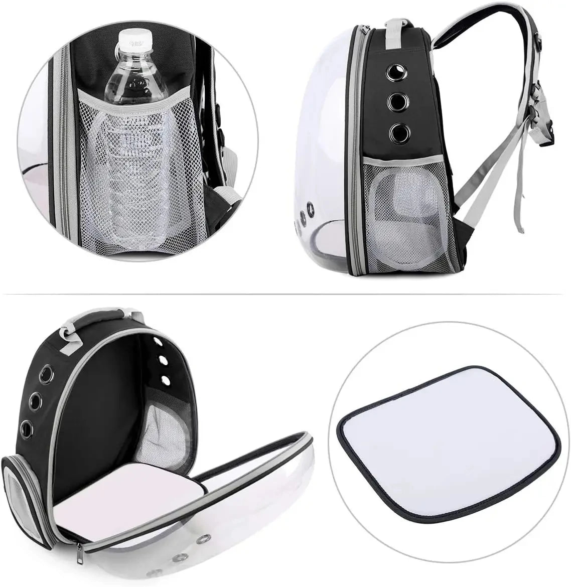 CURAPETS Bubble Capsule Cat Carrier Backpack