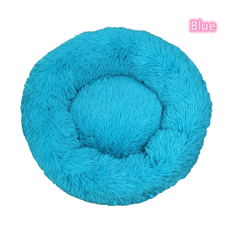 CURAPETS Plush Donut Calming Pet Bed