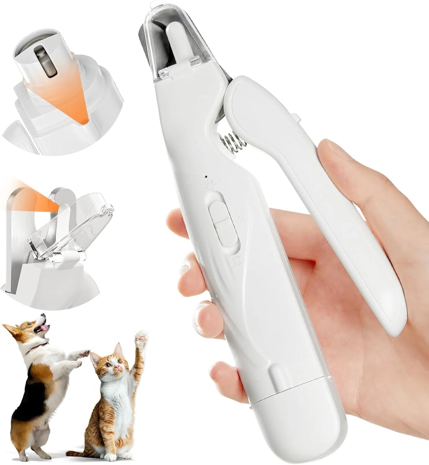 CURAPETS QuietCare LED Pet Nail Grinder