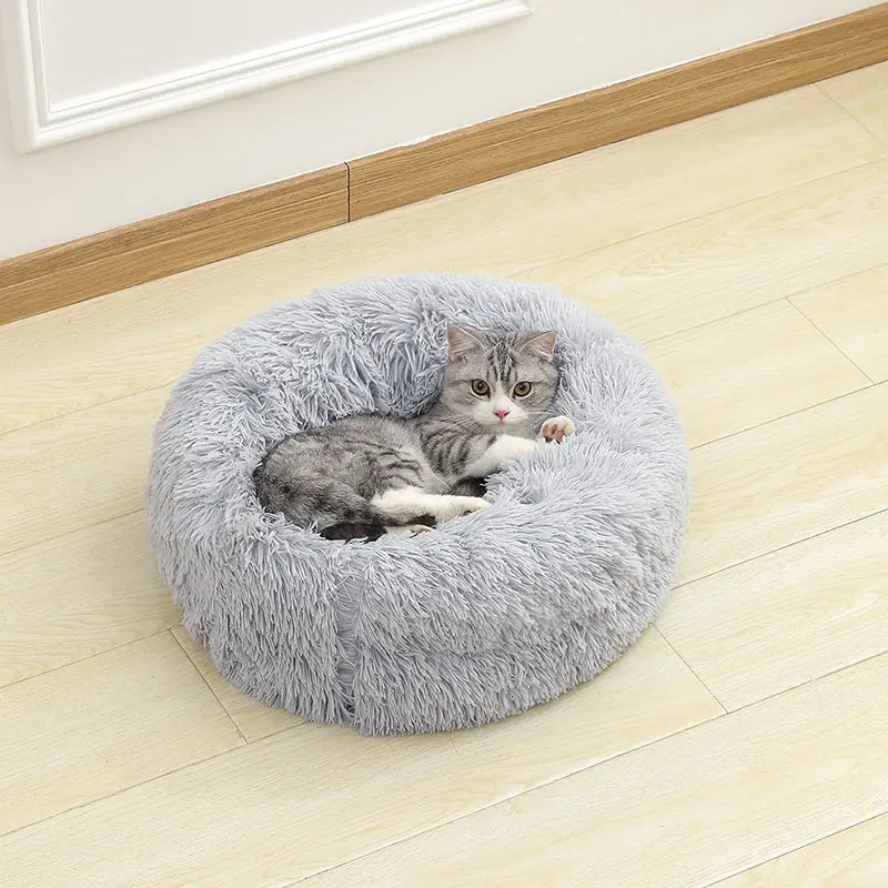CURAPETS Plush Nest Dog & Cat Bed