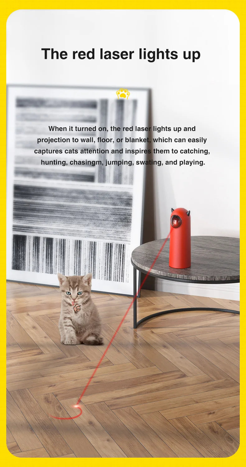 CURAPETS 360 Laser Chase Cat Toy