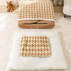 CURAPETS Quilted Dog Den Pet Bed