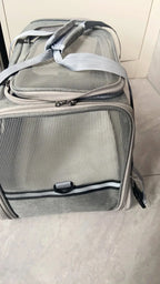 CURAPETS Foldable Mesh Pet Travel Carrier