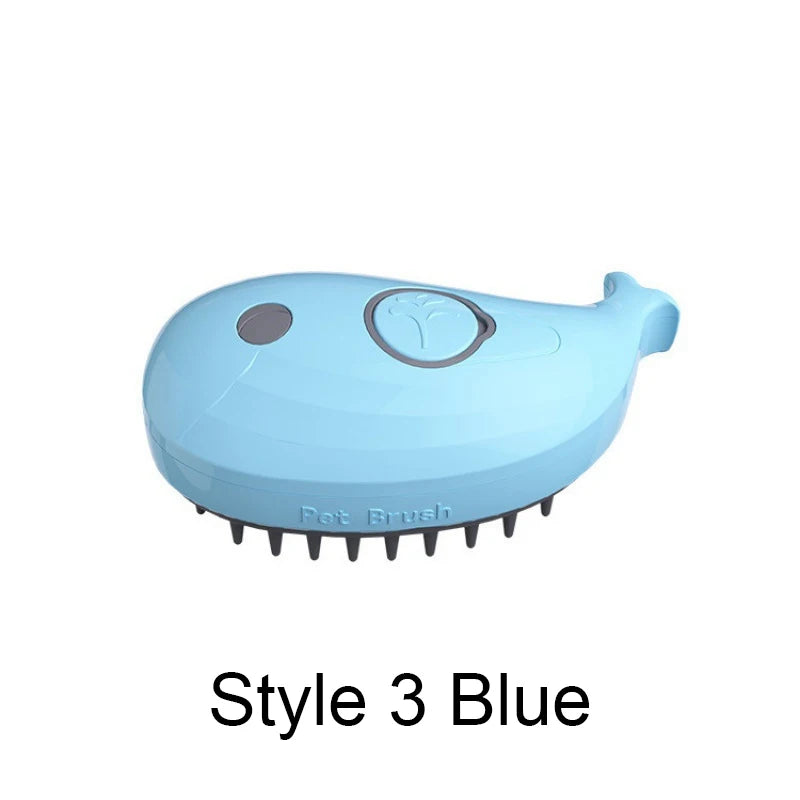 CURAPETS Steamy Electric Grooming Brush