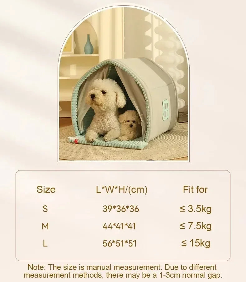 CURAPETS Winter Retreat Warming Pet Bed