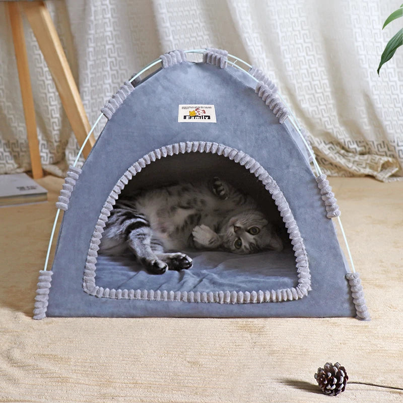 CURAPETS Foldable Pet Tent House Bed