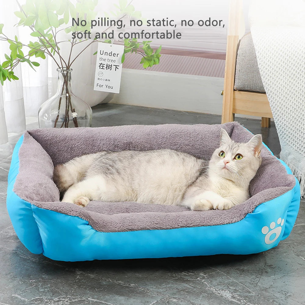 CURAPETS Soft Square Winter Dog Sofa Bed