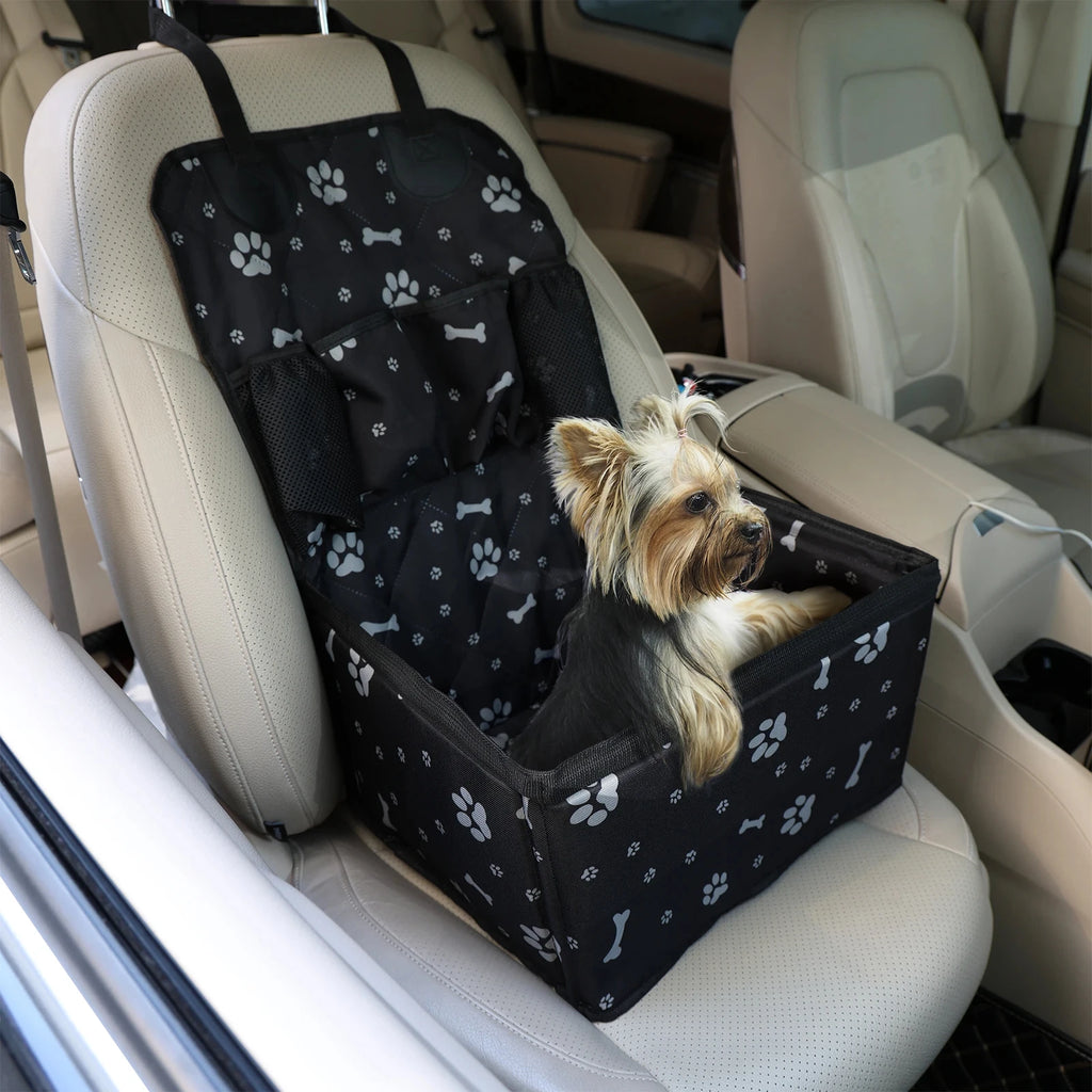 CURAPETS ComfortRide Car Seat with Storage Pockets