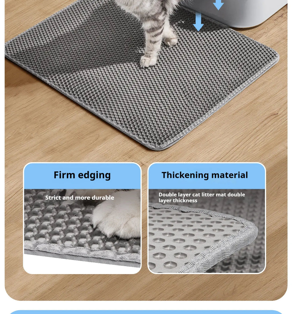 CURAPETS Premium Double Layer Cat Litter Mat