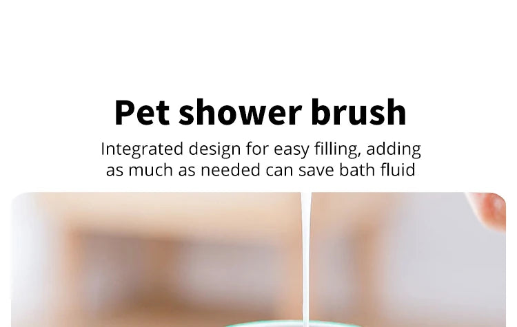 CURAPETS Silicone Pet Bathing Brush