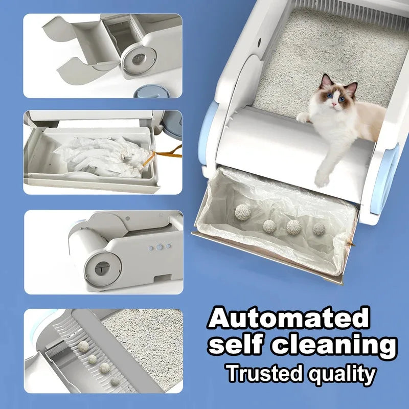 CURAPETS Smart Open Automatic Litter Box