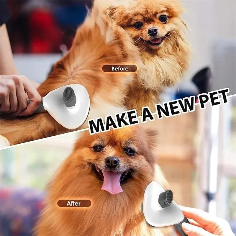 CURAPETS Self-Cleaning Grooming Brush