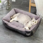 CURAPETS Soft Square Winter Dog Sofa Bed