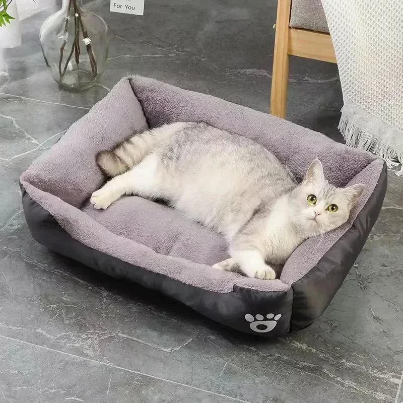 CURAPETS Soft Square Winter Dog Sofa Bed