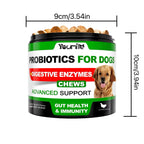 CURAPETS Digestive Support Probiotic Chews for Dogs