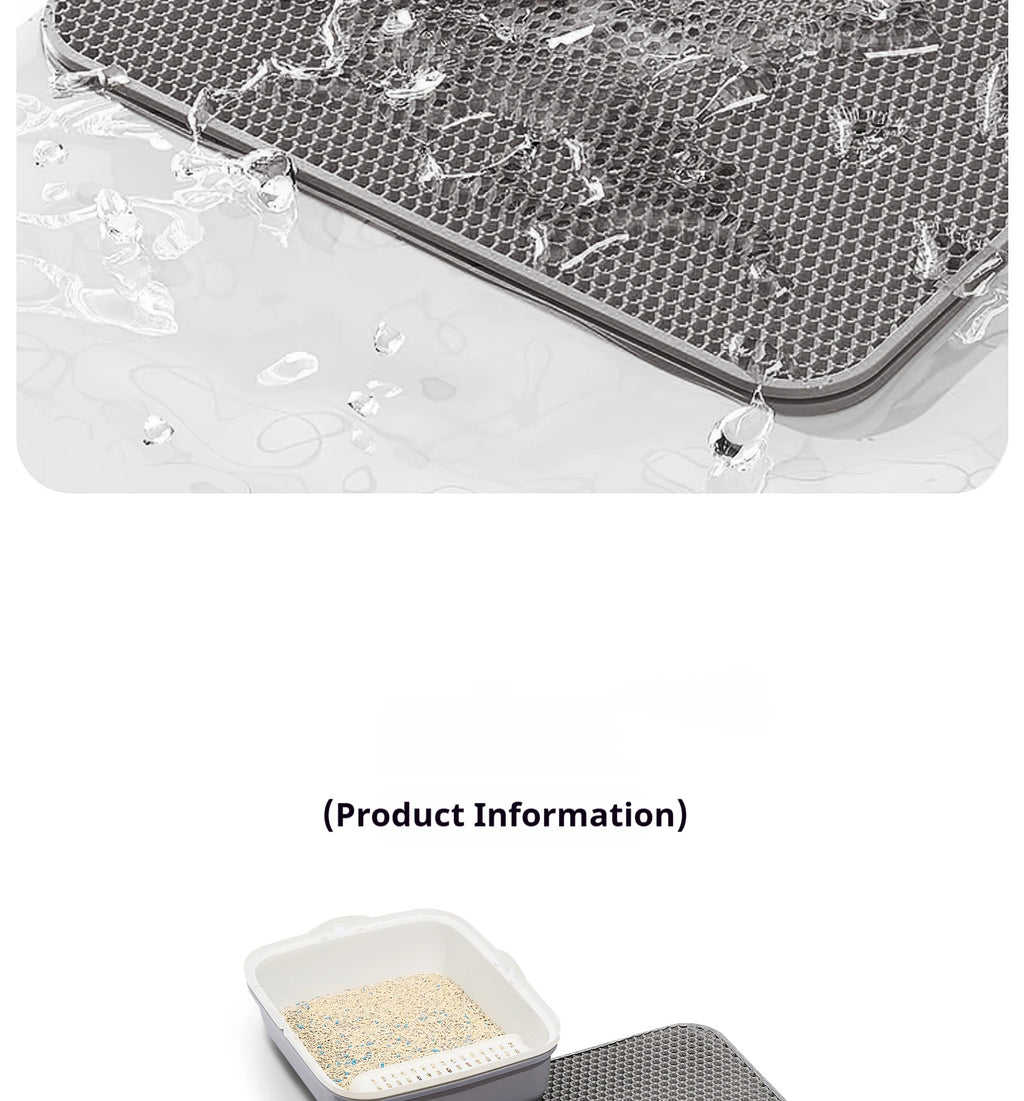 CURAPETS Premium Double Layer Cat Litter Mat