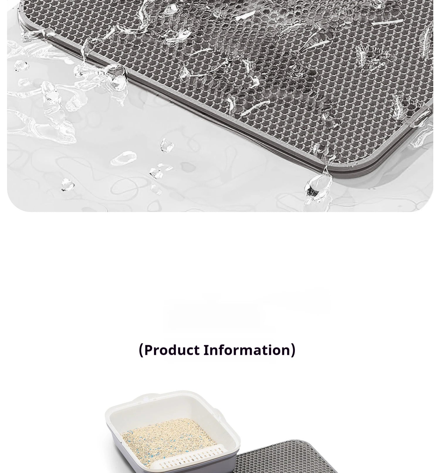 CURAPETS Premium Double Layer Cat Litter Mat