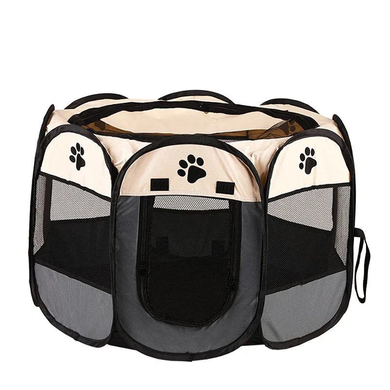 CURAPETS Foldable Octagonal Pet Playpen
