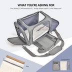 CURAPETS Claw-Defense Airline Pet Carrier