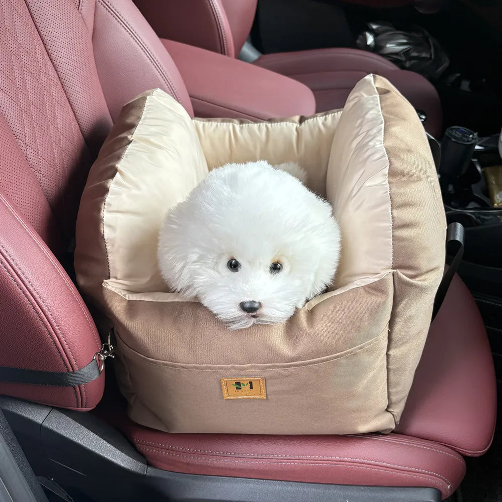 CURAPETS SafeRide Plush Pet Car Seat