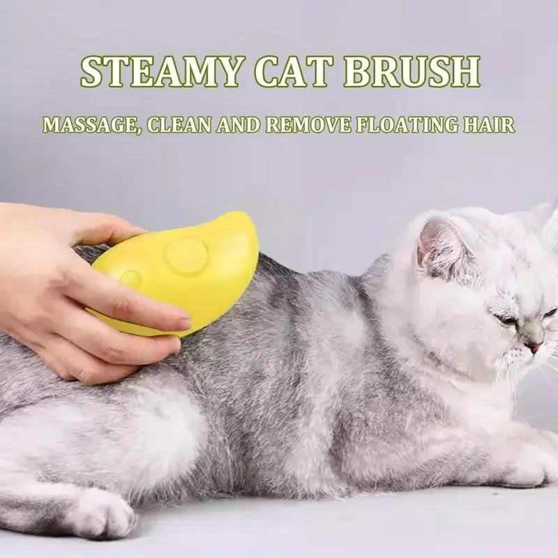 CURAPETS Steamy Brush Electric Pet Groomer