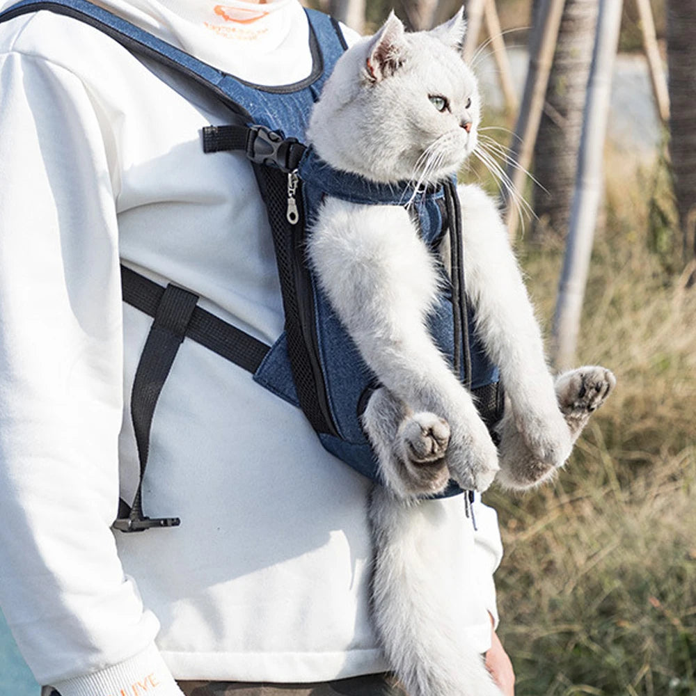 CURAPETS Camouflage Breathable Dog Travel Backpack