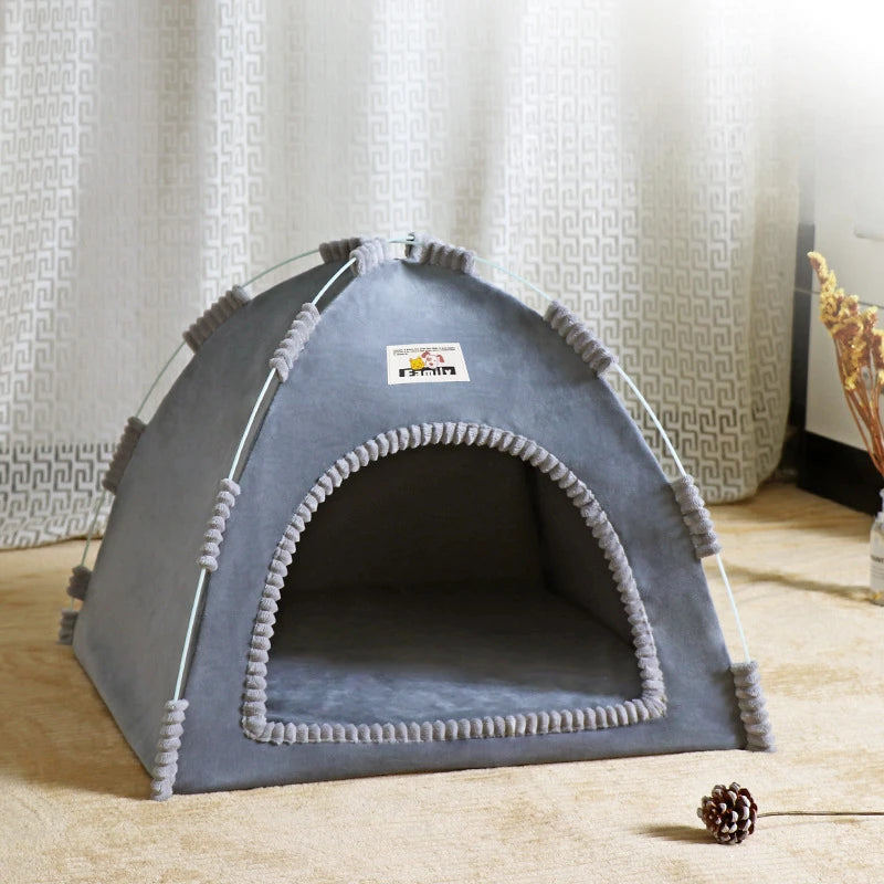 CURAPETS Foldable Pet Tent House Bed