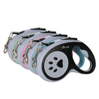 CURAPETS Paw Print Retractable Leash