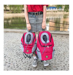CURAPETS Double Shoulder Travel Pet Backpack