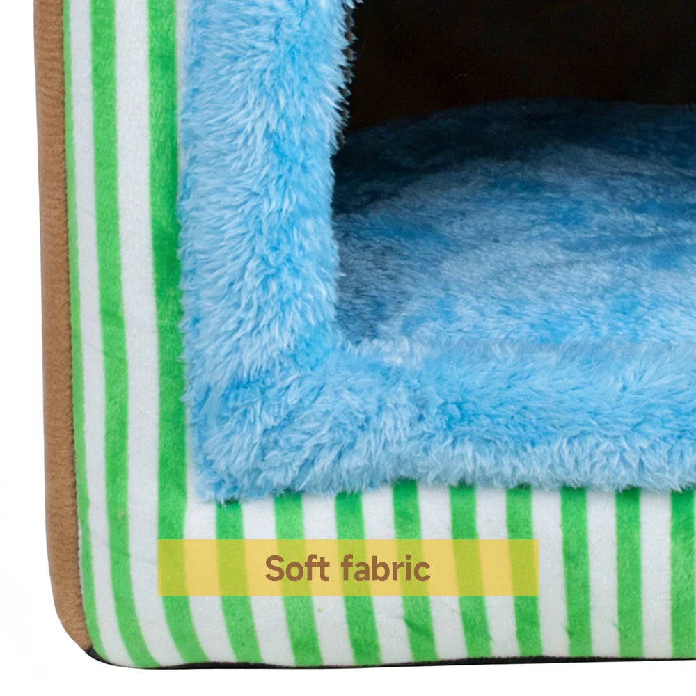 CURAPETS Cozy Foldable Pet Cave Bed