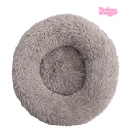 CURAPETS Plush Donut Calming Pet Bed