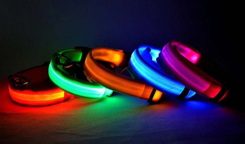 CURAPETS Luminous LED Night Safety Collar