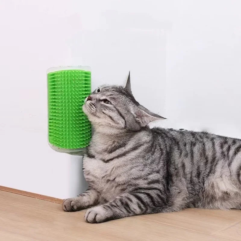 CURAPETS Cat Corner Massage Grooming Brush