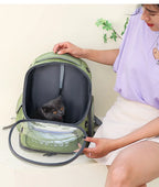 CURAPETS ClearView Travel Cat Carrier Backpack