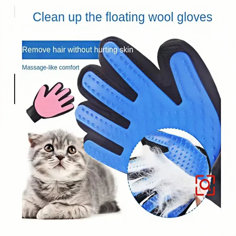 CURAPETS Silicone Deshedding Grooming Glove