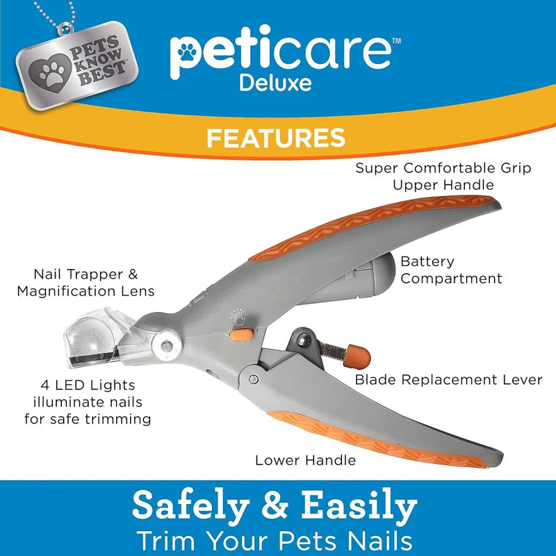 CURAPETS LED Precision Pet Nail Clippers