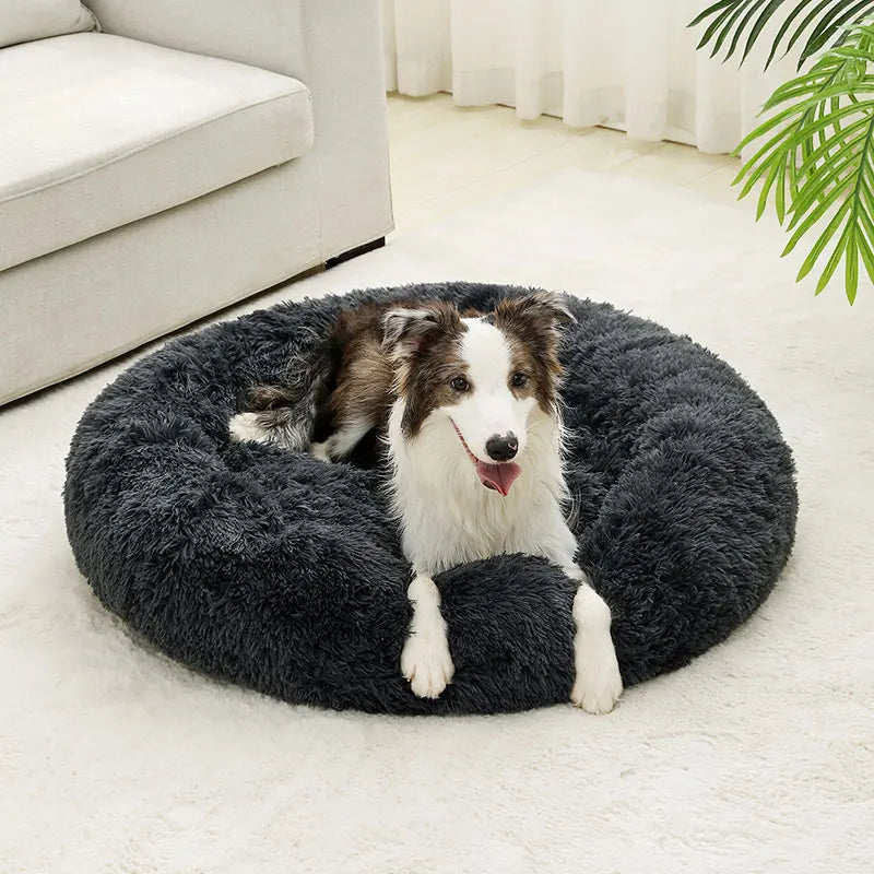 CURAPETS Plush Nest Dog & Cat Bed