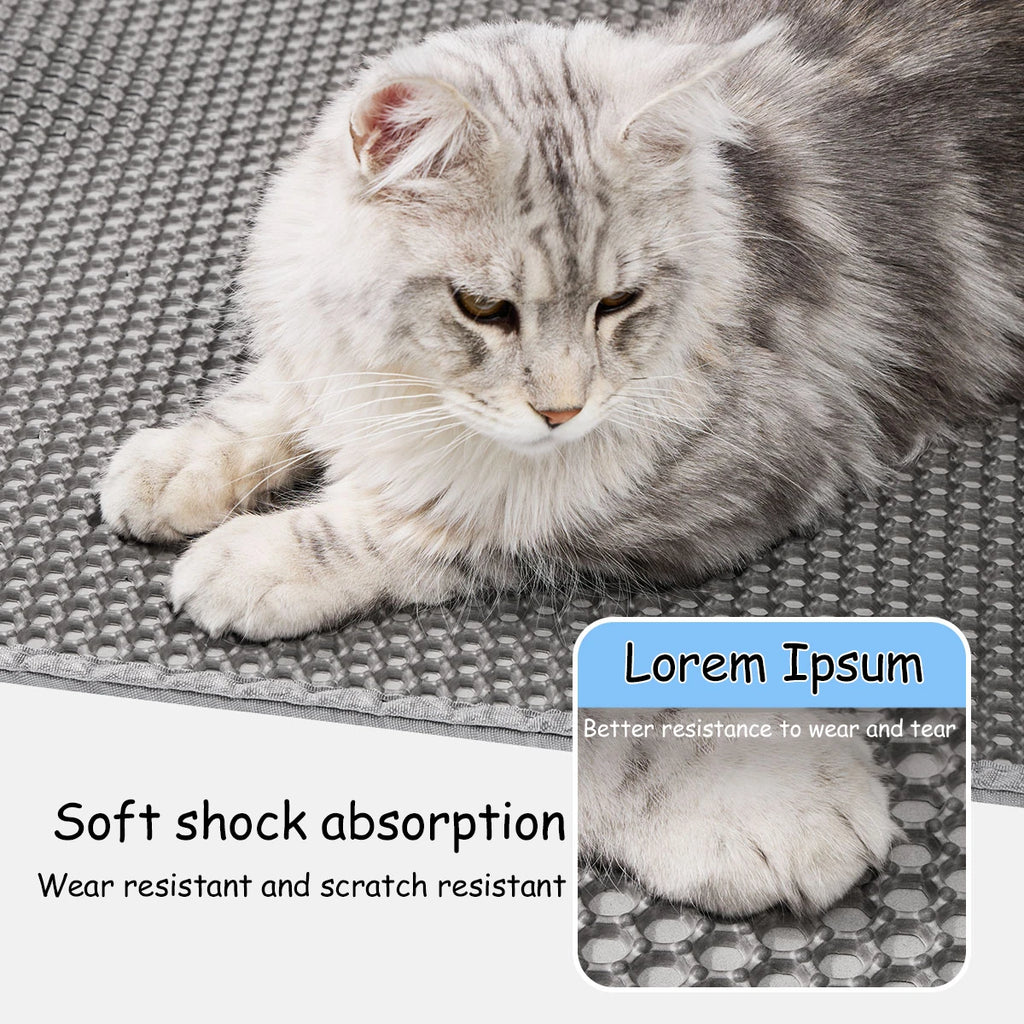 CURAPETS Premium Double Layer Cat Litter Mat