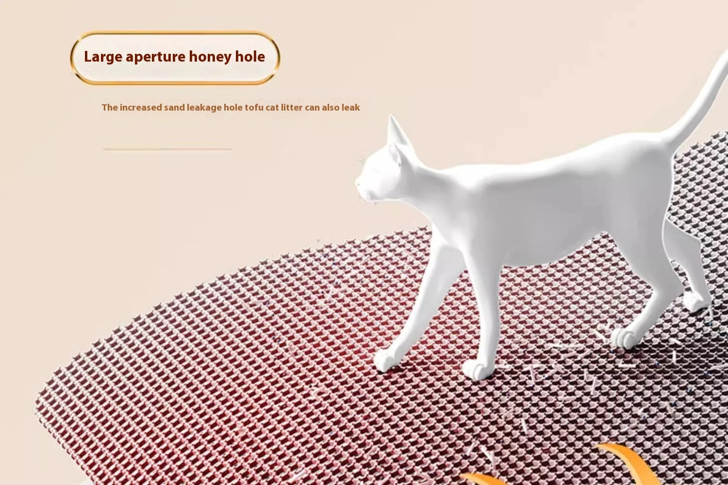 CURAPETS Extra Large Waterproof Litter Mat