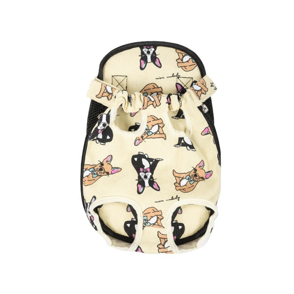 CURAPETS Camouflage Breathable Dog Travel Backpack