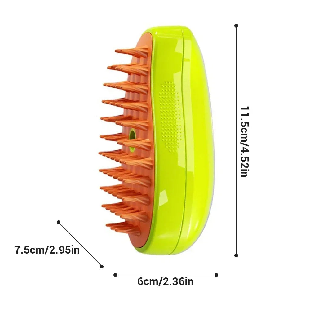 CURAPETS Steamy Brush Electric Pet Groomer