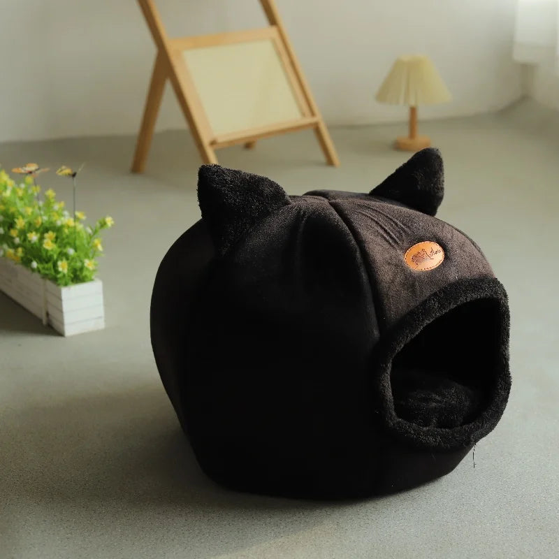 CURAPETS Deep Sleep Winter Cave Pet Bed